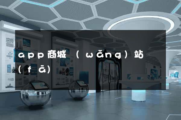 app商城網(wǎng)站開發(fā)