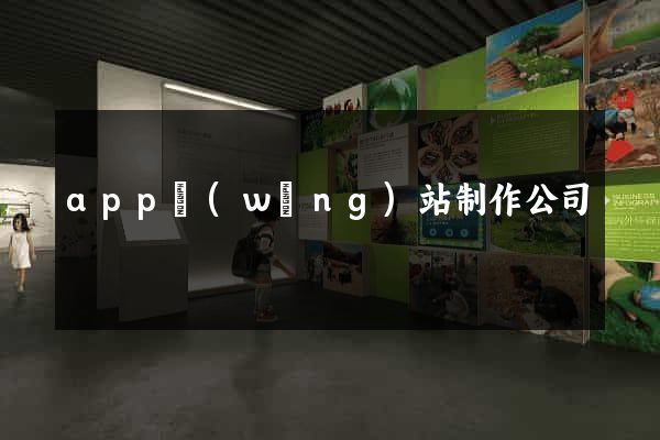 app網(wǎng)站制作公司