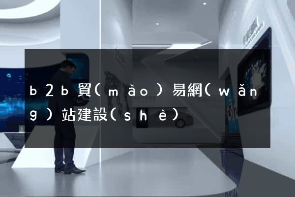 b2b貿(mào)易網(wǎng)站建設(shè)