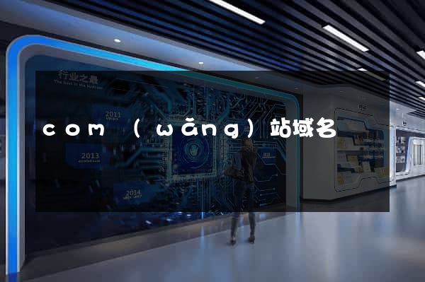 com網(wǎng)站域名