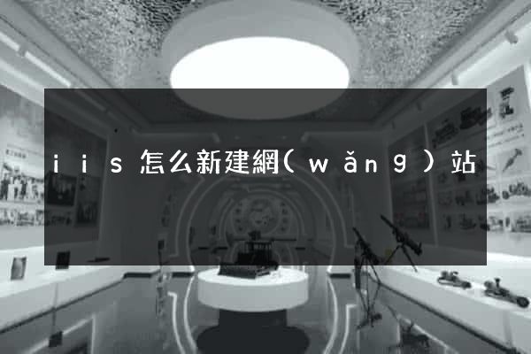 iis怎么新建網(wǎng)站
