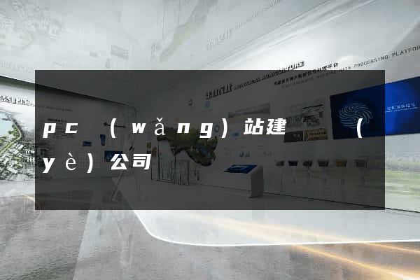 pc網(wǎng)站建設專業(yè)公司
