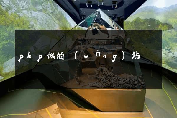 php做的網(wǎng)站