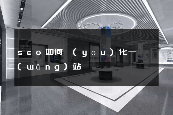 seo如何優(yōu)化一個網(wǎng)站