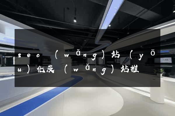 seo網(wǎng)站優(yōu)化及網(wǎng)站推廣
