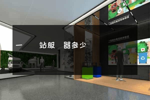 一個網站服務器多少錢
