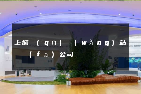 上城區(qū)網(wǎng)站開發(fā)公司