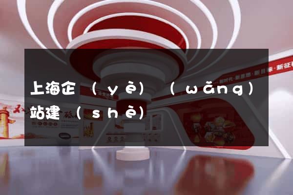 上海企業(yè)網(wǎng)站建設(shè)