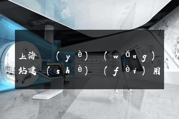 上海專業(yè)網(wǎng)站建設(shè)費(fèi)用