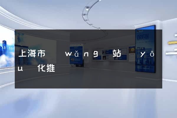 上海市網(wǎng)站優(yōu)化推廣