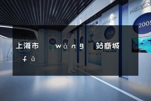 上海市網(wǎng)站商城開發(fā)