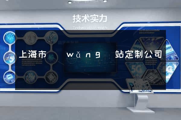 上海市網(wǎng)站定制公司