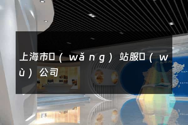 上海市網(wǎng)站服務(wù)公司