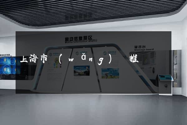 上海市網(wǎng)絡推廣