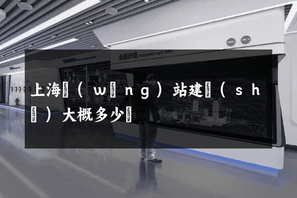 上海網(wǎng)站建設(shè)大概多少錢