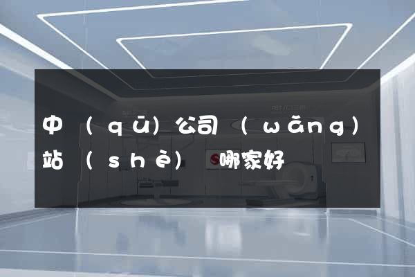 中區(qū)公司網(wǎng)站設(shè)計哪家好