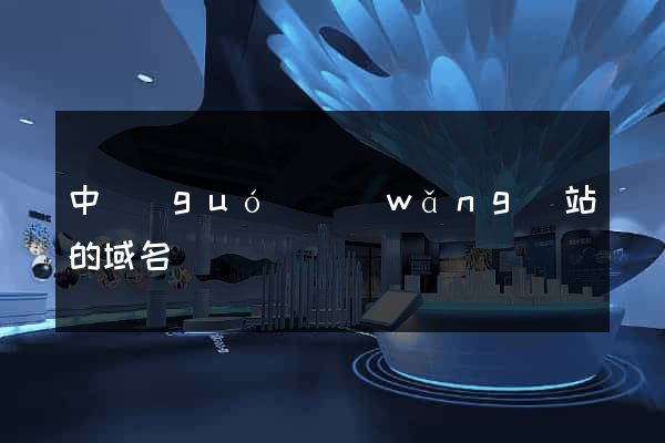 中國(guó)網(wǎng)站的域名