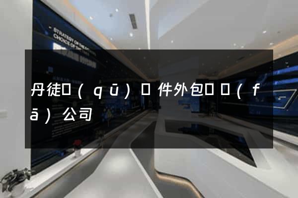 丹徒區(qū)軟件外包開發(fā)公司