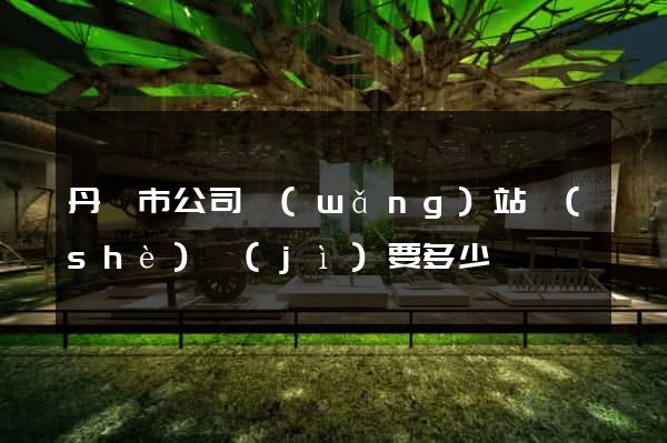 丹陽市公司網(wǎng)站設(shè)計(jì)要多少錢