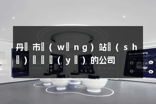 丹陽市網(wǎng)站設(shè)計專業(yè)的公司