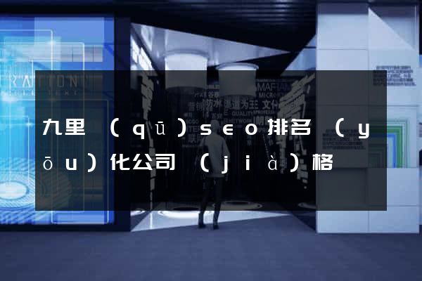 九里區(qū)seo排名優(yōu)化公司價(jià)格