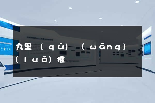 九里區(qū)網(wǎng)絡(luò)推廣