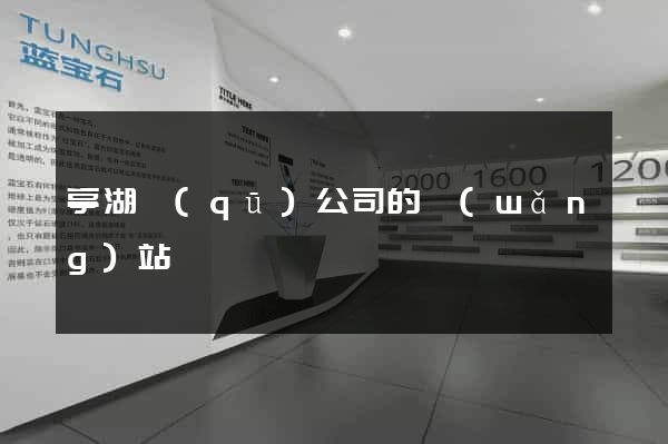 亭湖區(qū)公司的網(wǎng)站