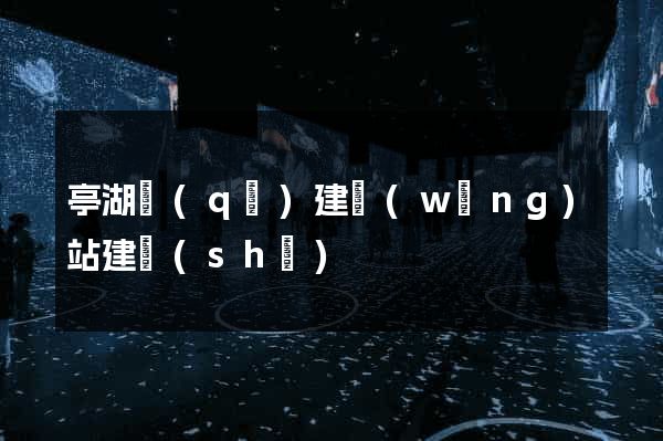亭湖區(qū)建網(wǎng)站建設(shè)