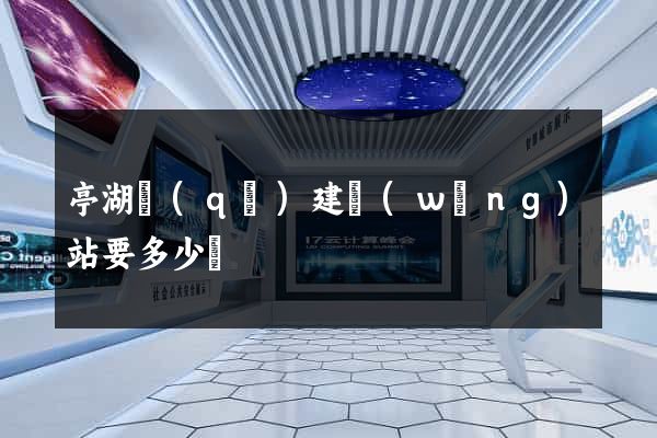 亭湖區(qū)建網(wǎng)站要多少錢
