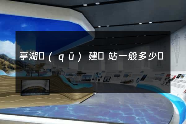 亭湖區(qū)建網站一般多少錢