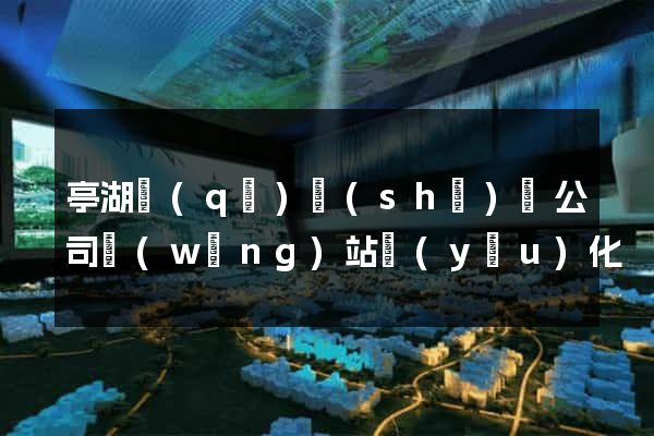 亭湖區(qū)設(shè)計公司網(wǎng)站優(yōu)化
