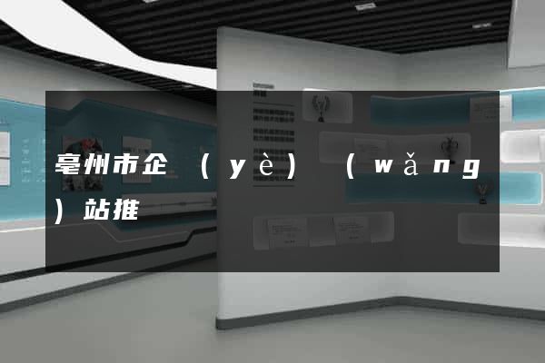 亳州市企業(yè)網(wǎng)站推廣