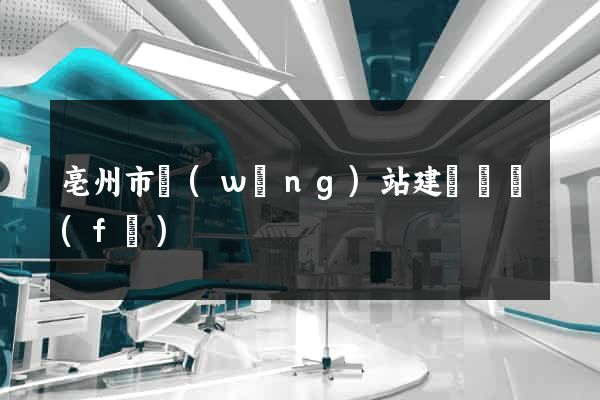 亳州市網(wǎng)站建設開發(fā)