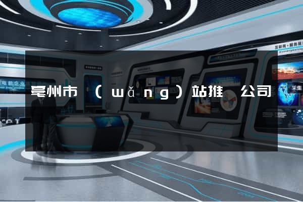 亳州市網(wǎng)站推廣公司