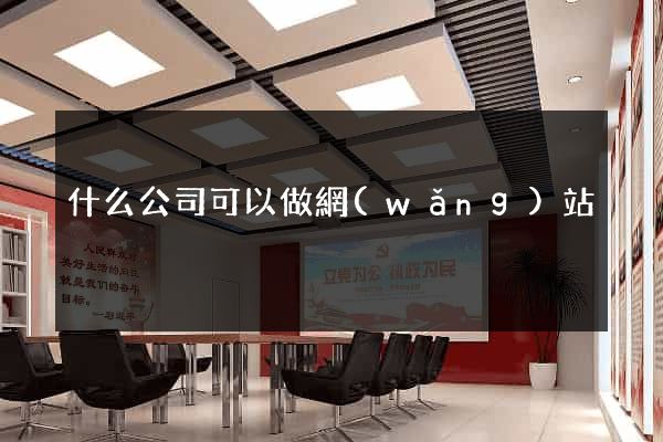 什么公司可以做網(wǎng)站