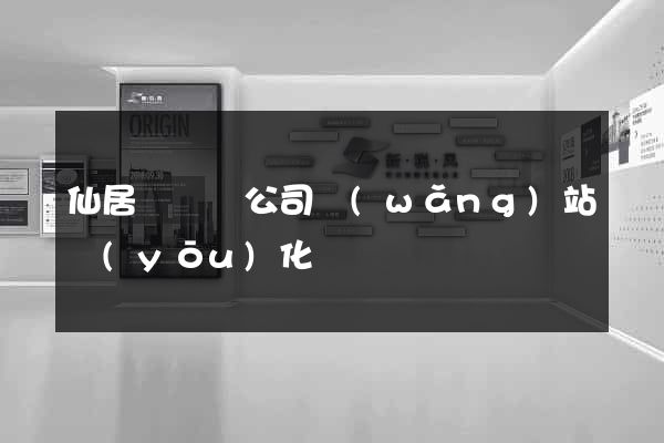 仙居縣設計公司網(wǎng)站優(yōu)化