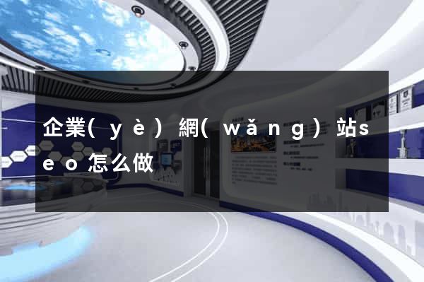 企業(yè)網(wǎng)站seo怎么做