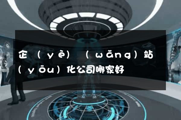 企業(yè)網(wǎng)站優(yōu)化公司哪家好