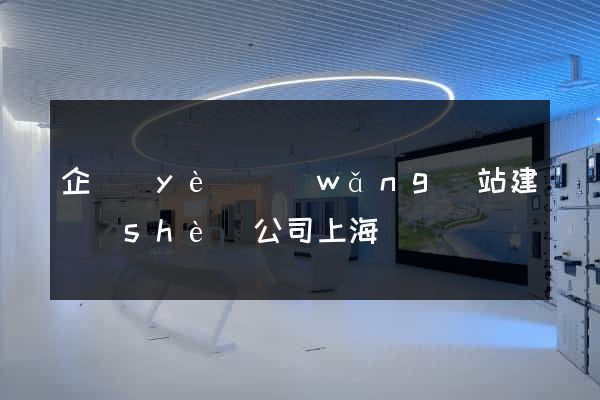 企業(yè)網(wǎng)站建設(shè)公司上海