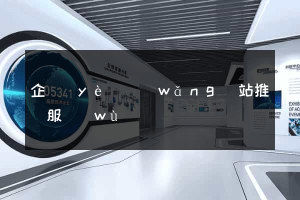 企業(yè)網(wǎng)站推廣服務(wù)