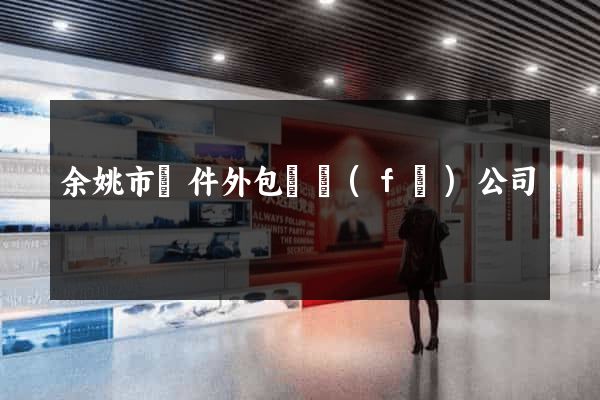 余姚市軟件外包開發(fā)公司