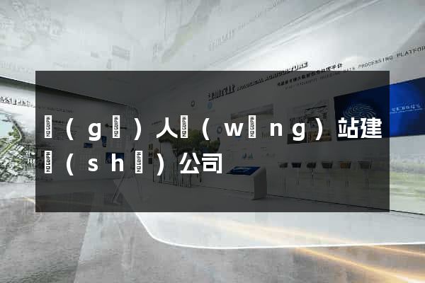 個(gè)人網(wǎng)站建設(shè)公司