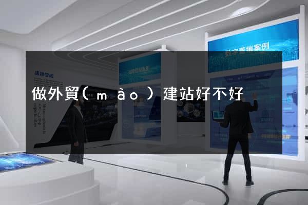 做外貿(mào)建站好不好
