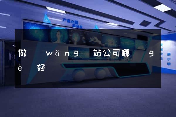 做網(wǎng)站公司哪個(gè)好