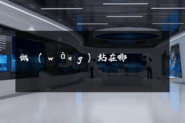 做網(wǎng)站在哪