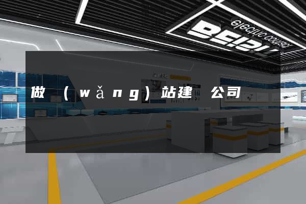 做網(wǎng)站建設公司