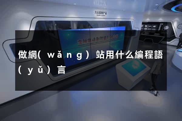 做網(wǎng)站用什么編程語(yǔ)言