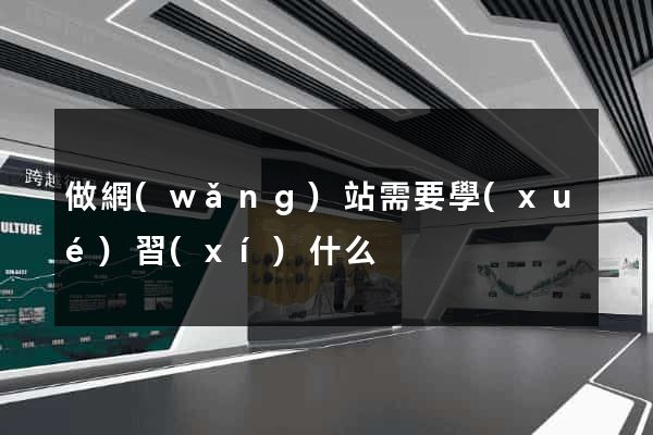 做網(wǎng)站需要學(xué)習(xí)什么