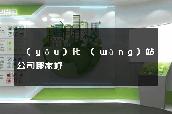 優(yōu)化網(wǎng)站公司哪家好