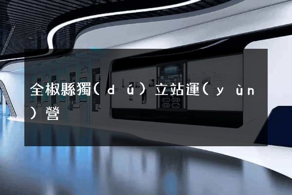 全椒縣獨(dú)立站運(yùn)營